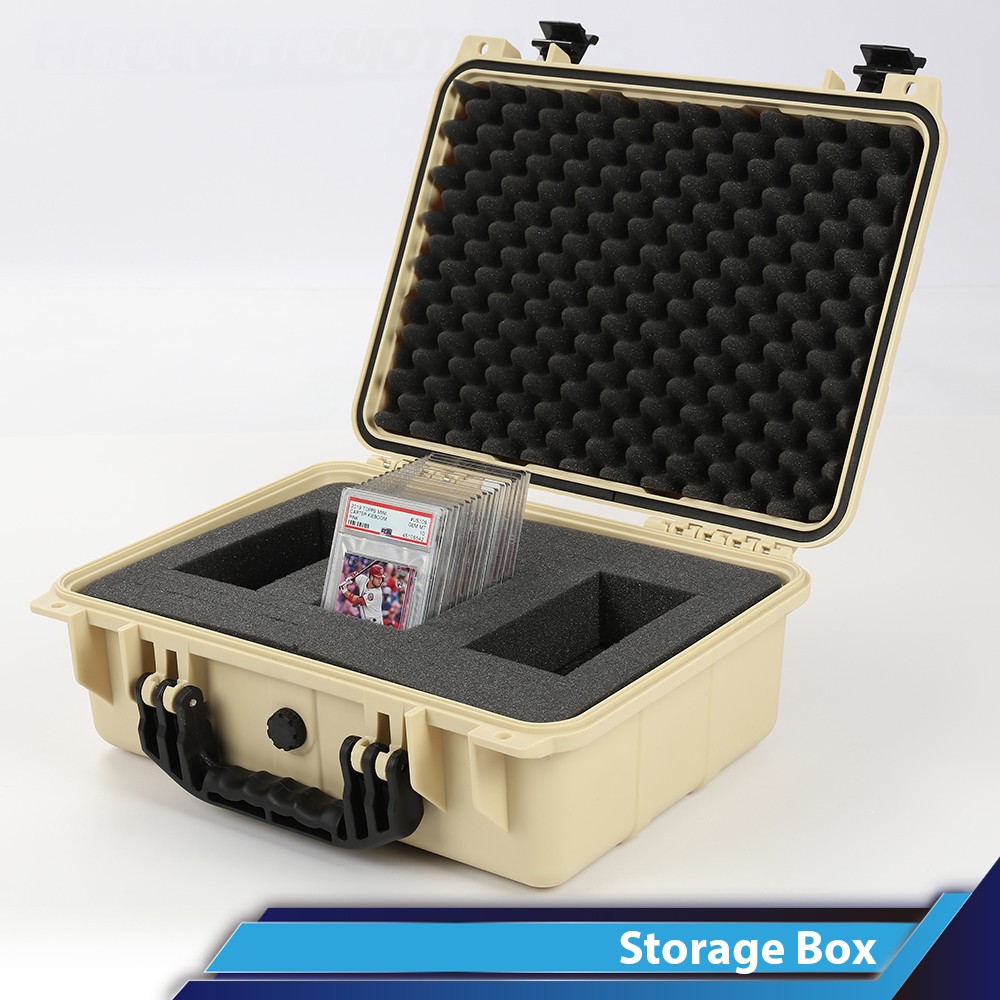 50CT/150CT Weatherproof Graded Card Storage Box Case Slab Holder & Protector New