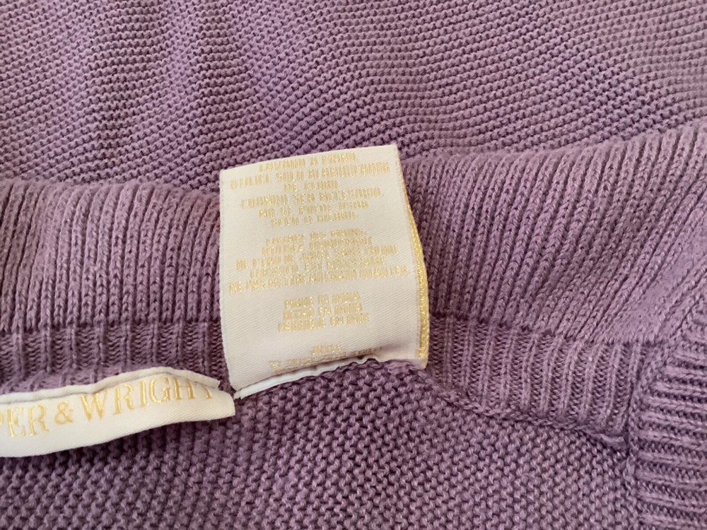 Piper & Wright Lavender Ruffled Blanket 52 x 56