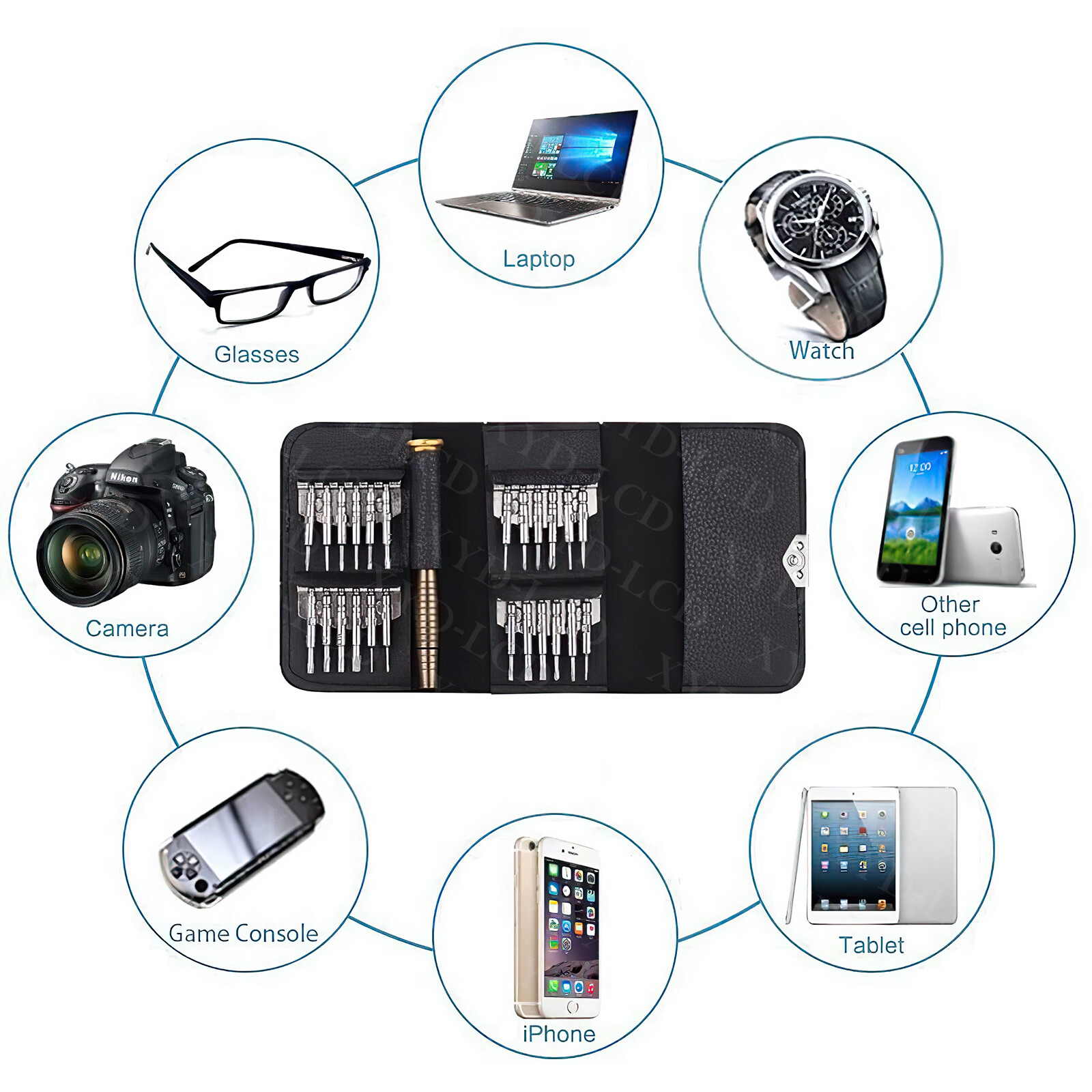 25 in 1 Repair Tools Screwdriver Kit for Macbook Air Macbook Pro Smart Phones