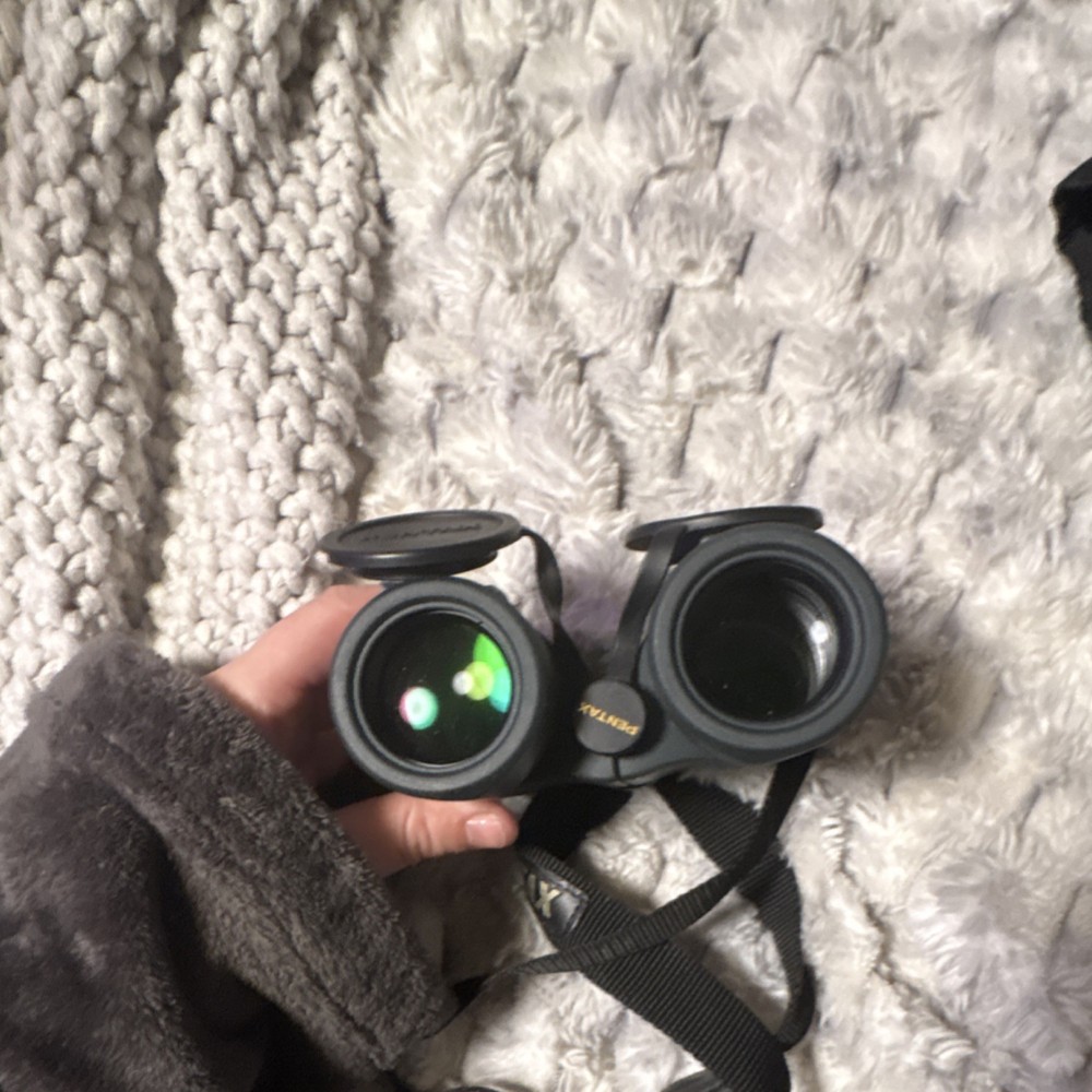 PENTAX 8x32 DCF SP Binoculars Phase Coating 8x 32mm Black Case Strap