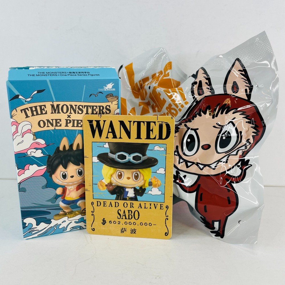 POP MART Labubu The Monsters x One Piece Figure Toy Doll - SABO