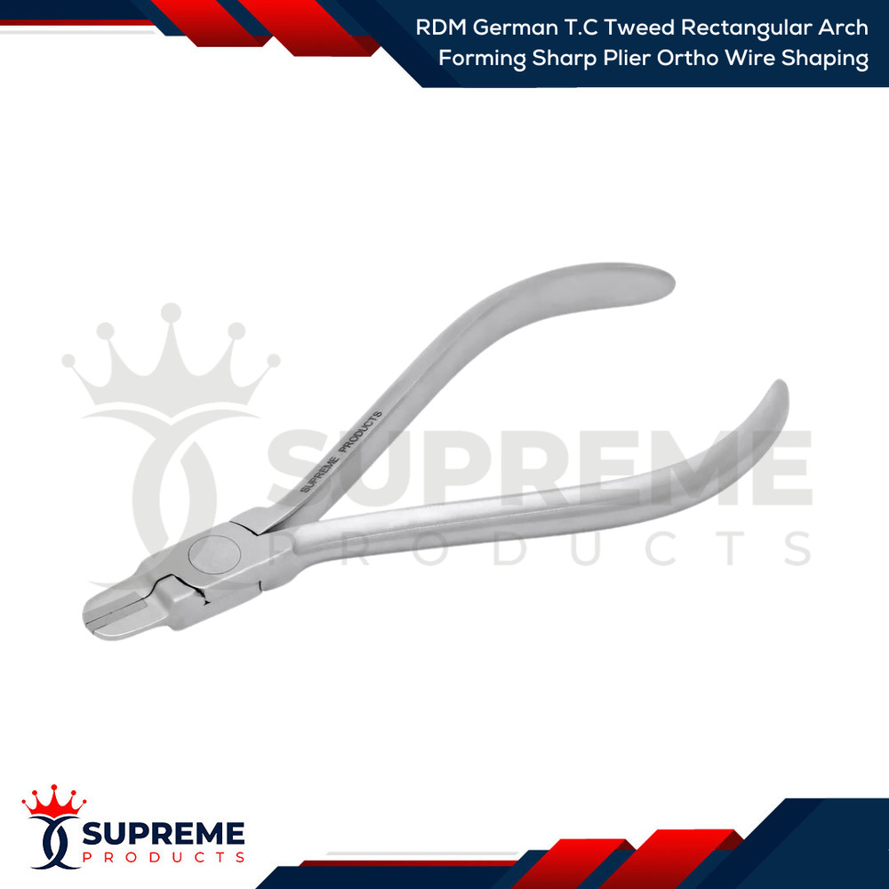 RDM German T.C Tweed Rectangular Arch Forming Sharp Plier Ortho Wire Shaping