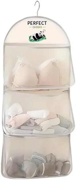 MIUPOO Multi Purpose Multi Layer Mesh Storage Hanging Bag,Hanging Storage with M