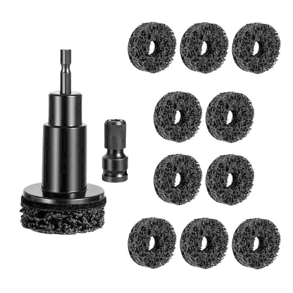 Wheel Hub Cleaning Tool Kit Wheel Stud Cleaner Brake Hub Resurfacing Tool #V