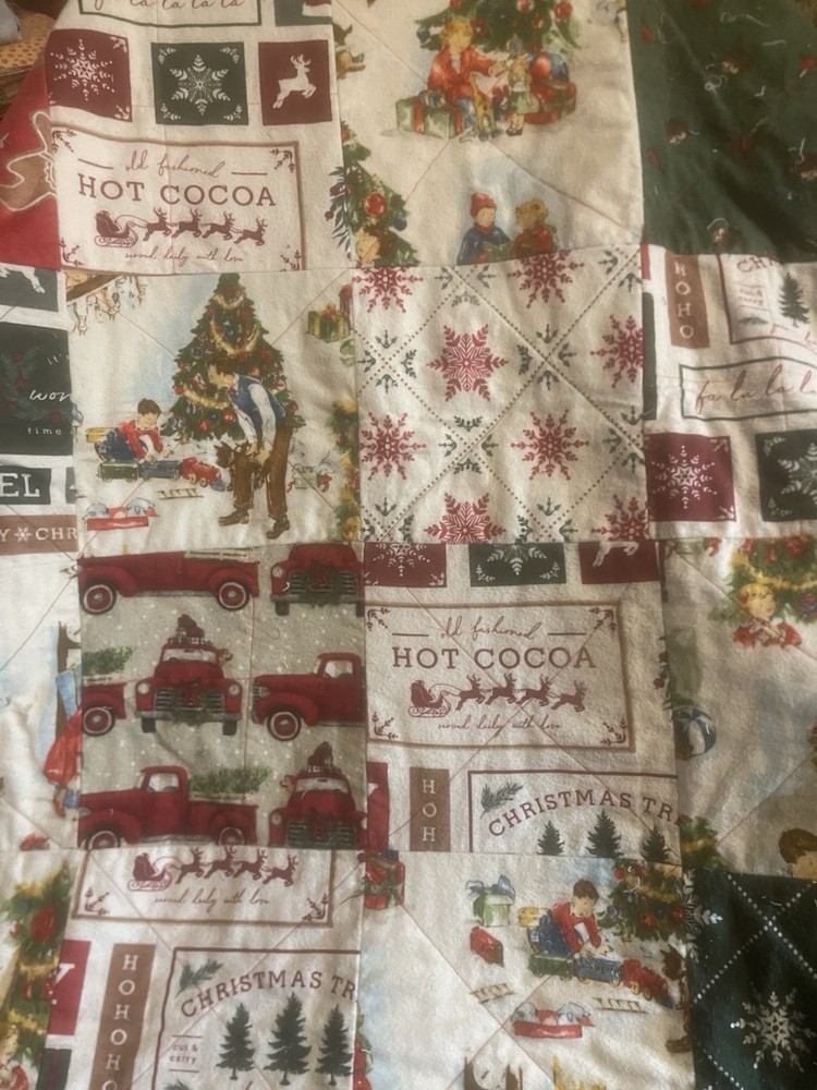 Santa Christmas Rag Quilt