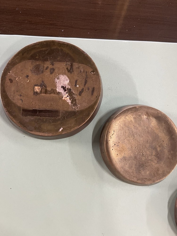 (5) Piece Bronze Scale Weight Set