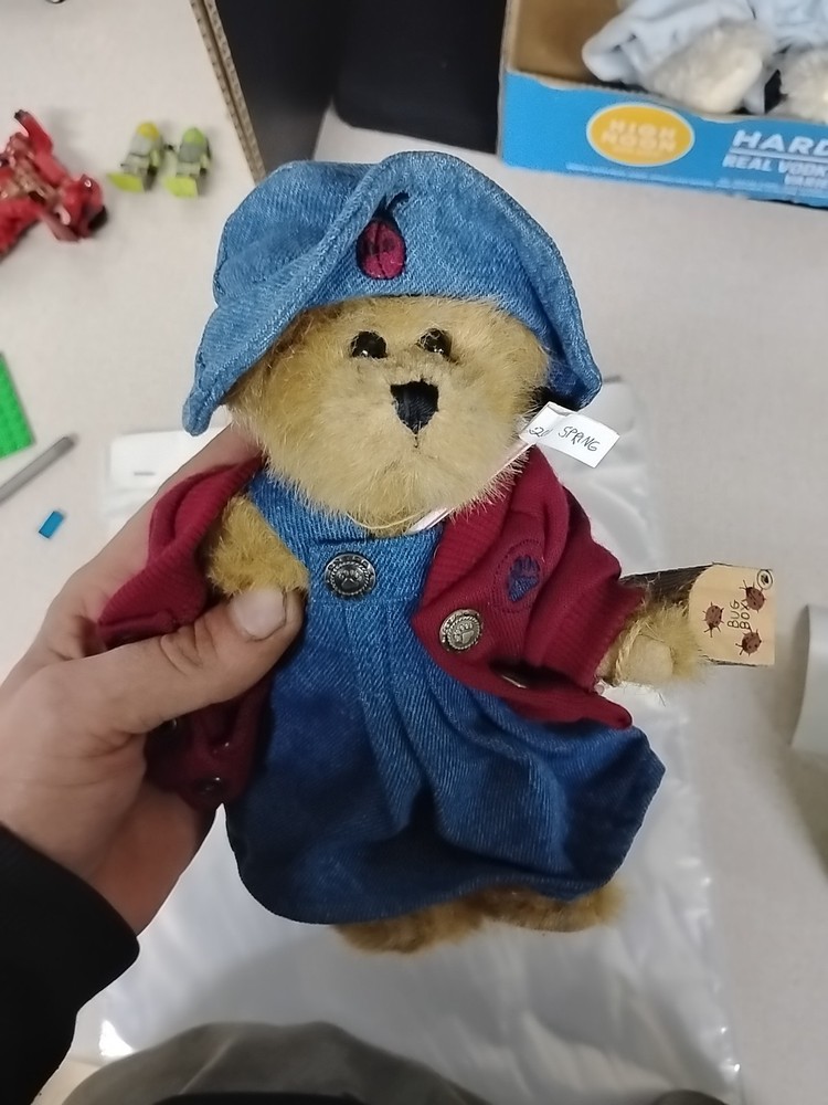 Boyds Bears Bailey Ladybug Catcher 9” Plush Jointed- 4288