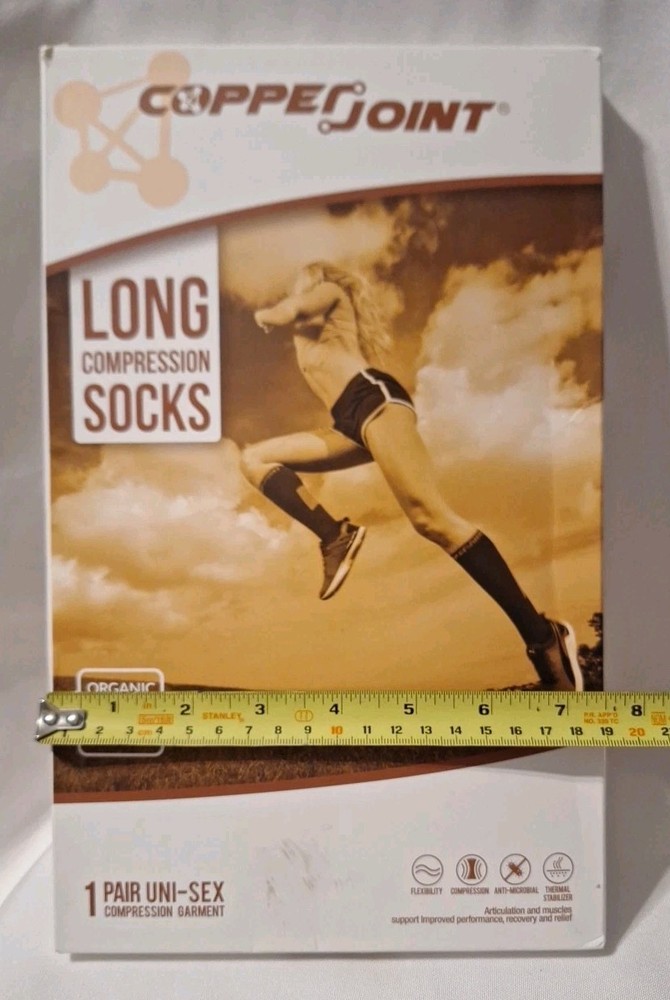 CopperJoint Long Compression Socks - Copper-Infused Comfortable & Durable (4XL)