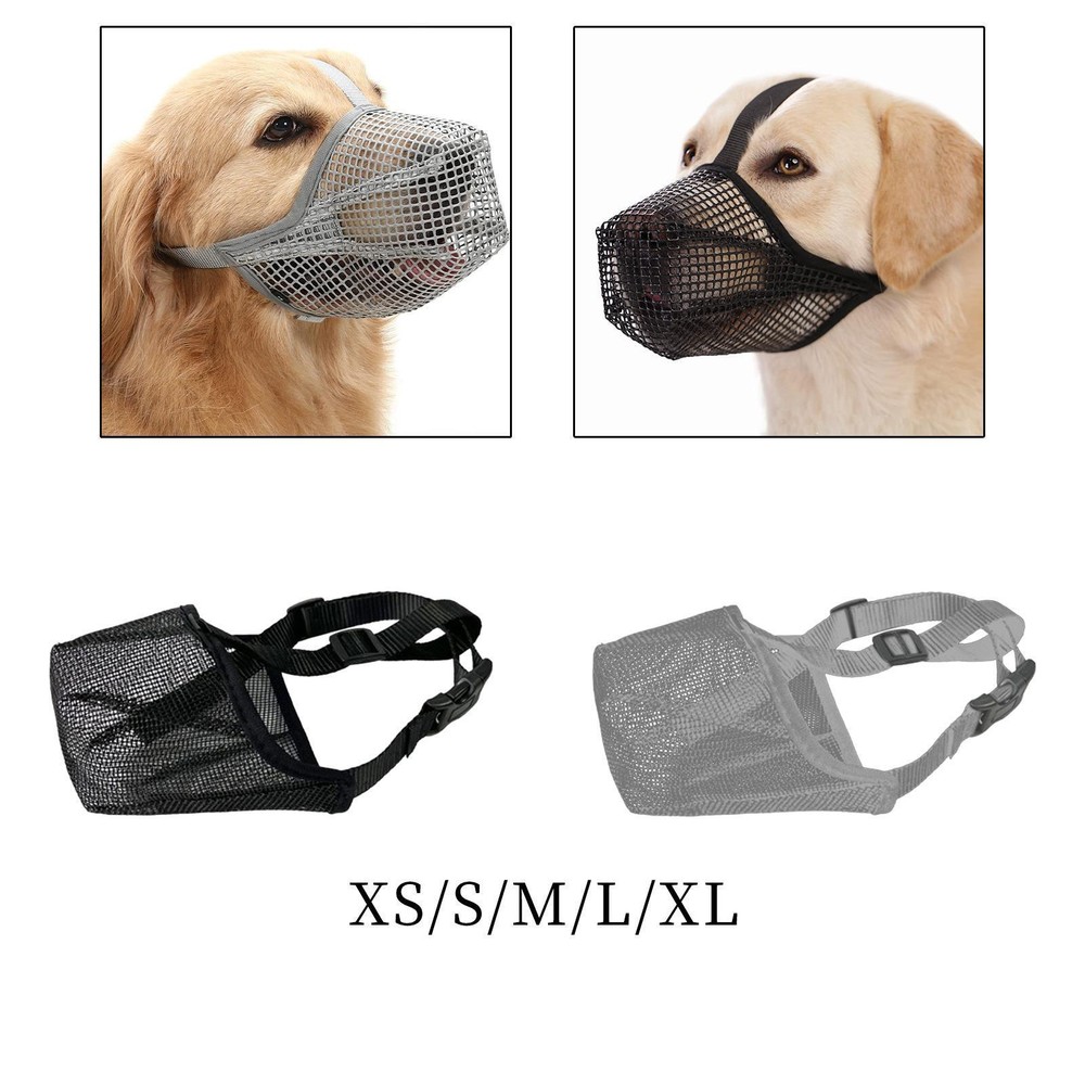 Muzzle for Dog, No Chewing Biting Comfortable Protective Nylon Adjustable