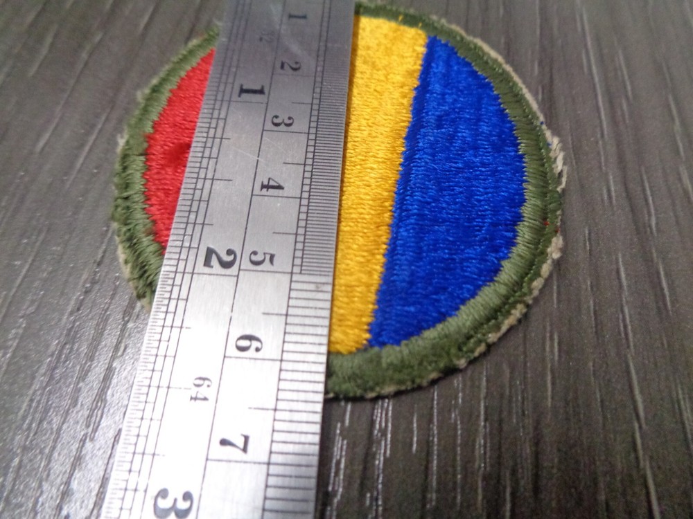 WWII US Army Patch Replacement & School Command Embroidered Badge Original Vtg