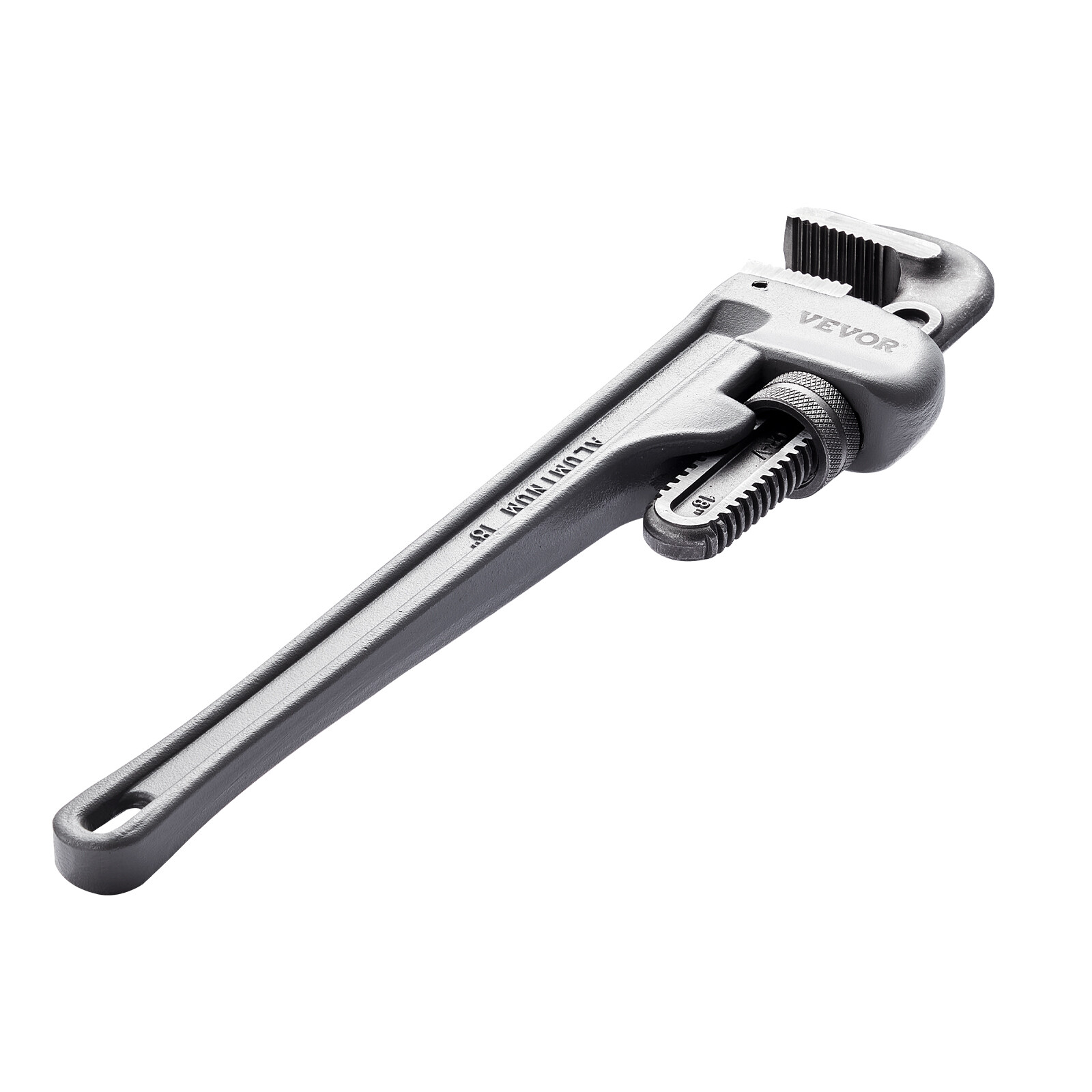 VEVOR 3PCS Aluminum Straight Pipe Wrench Set 10/14/18 in Plumbing Wrench CRV Jaw