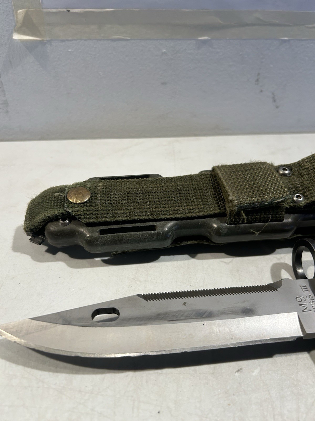 USA M9 PHROBIS III Military Fixed Blade with Scabbard Case #20