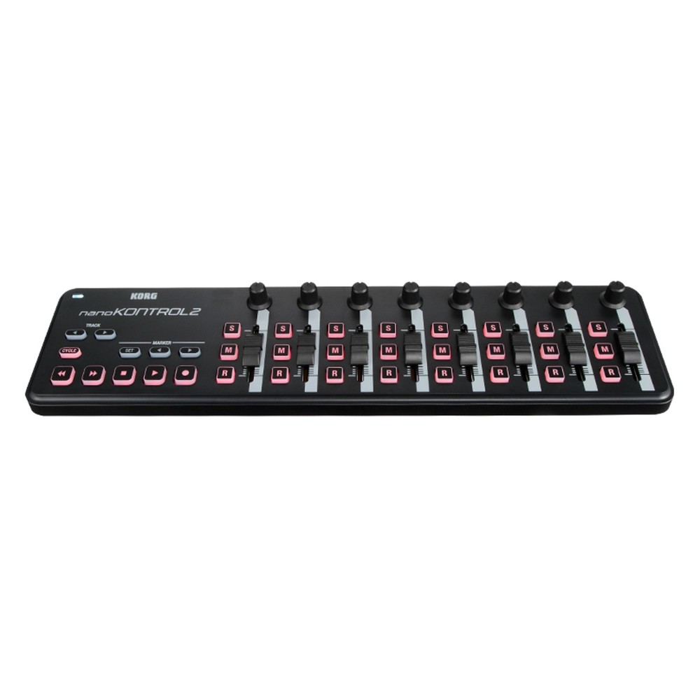 nanoKONTROL2 Slim-Line USB Control Surface, Black