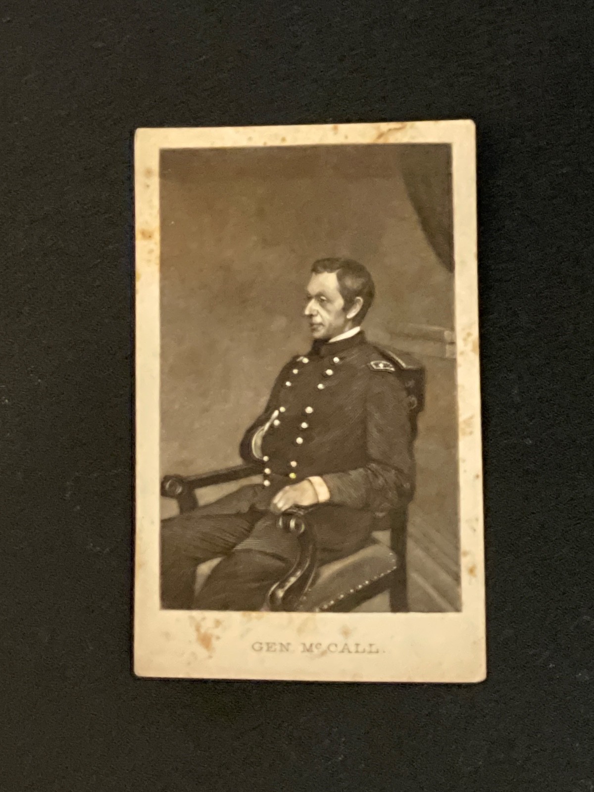 250th U.S.A. Anniversary CDV Union General George A. McCall