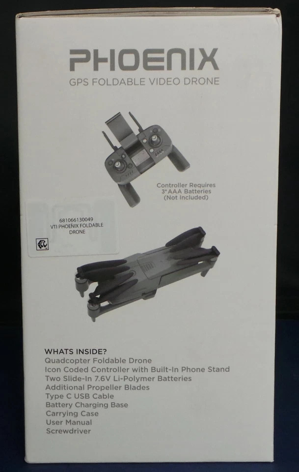 Vivitar VTI Phoenix Quadcopter Video Drone, VIPHFDGR000R