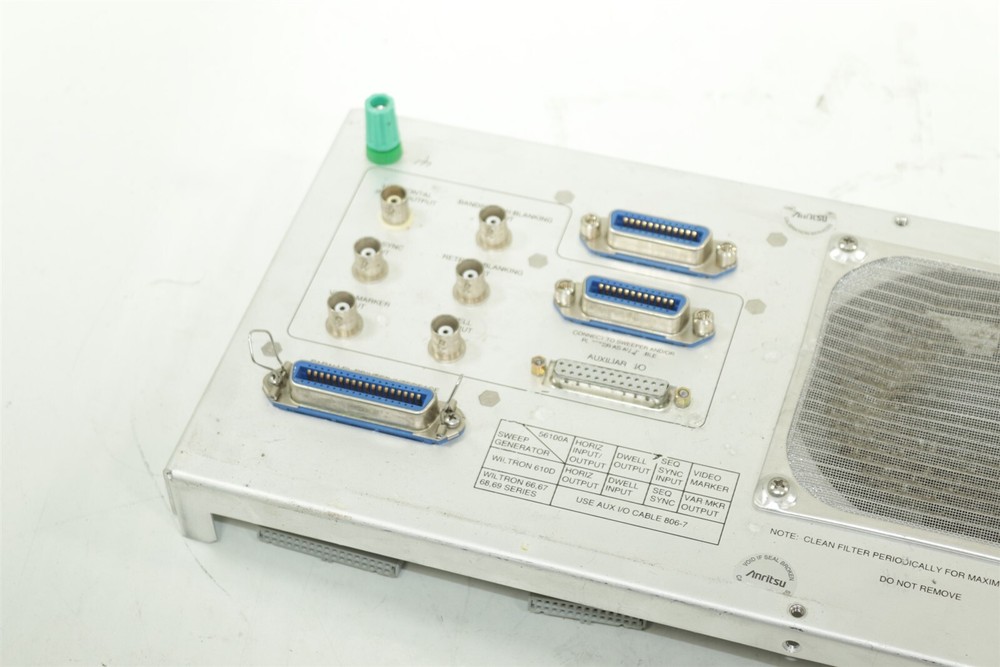 Anritsu 56100A Sealar Spectrum Analyzer Back Panel
