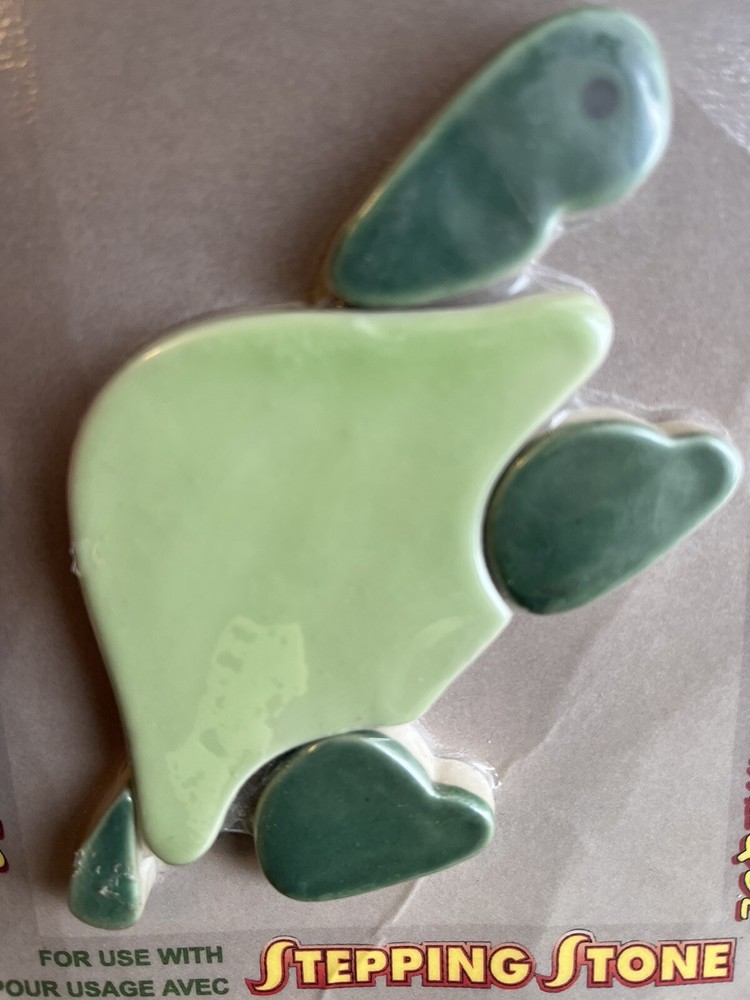 Stepping Stone Ceramic Tile 1 Turtle Inlay, NIP