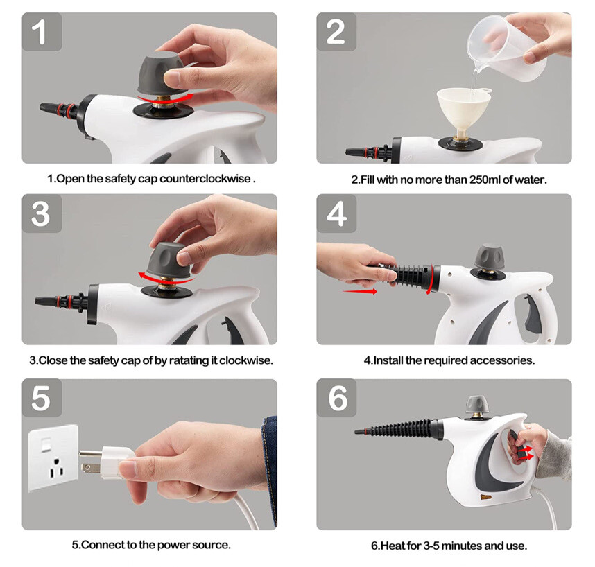 Kill Bed Bugs & Their Eggs Non Toxic Steamer Tool Kills Bugs Fast Compact Device