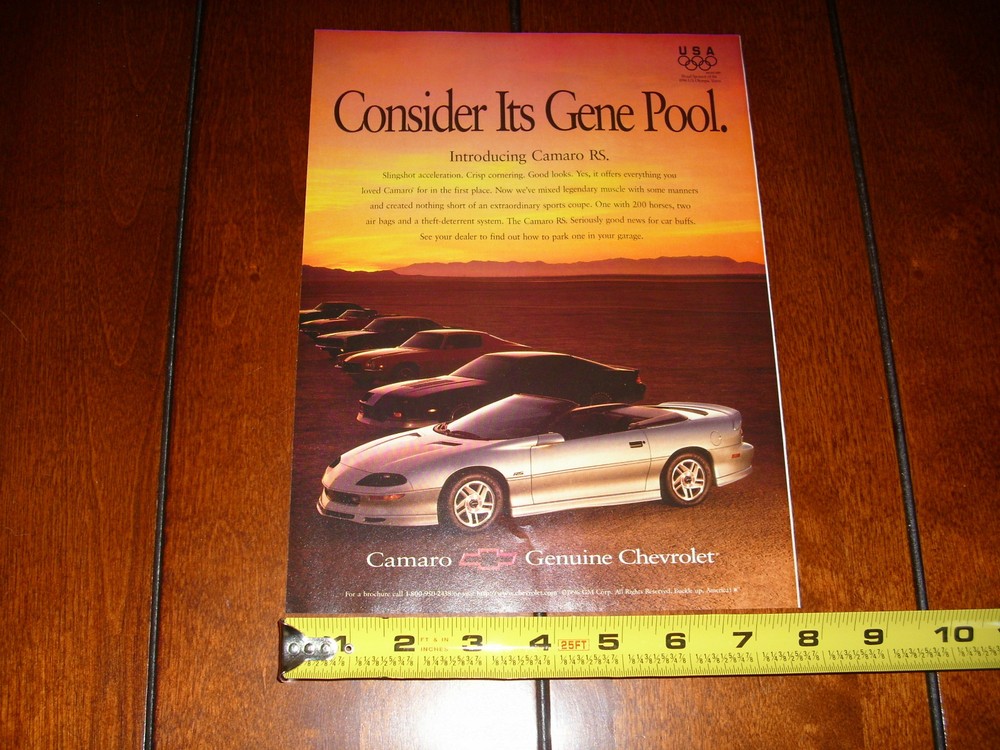 1997 CAMARO RS - ORIGINAL AD