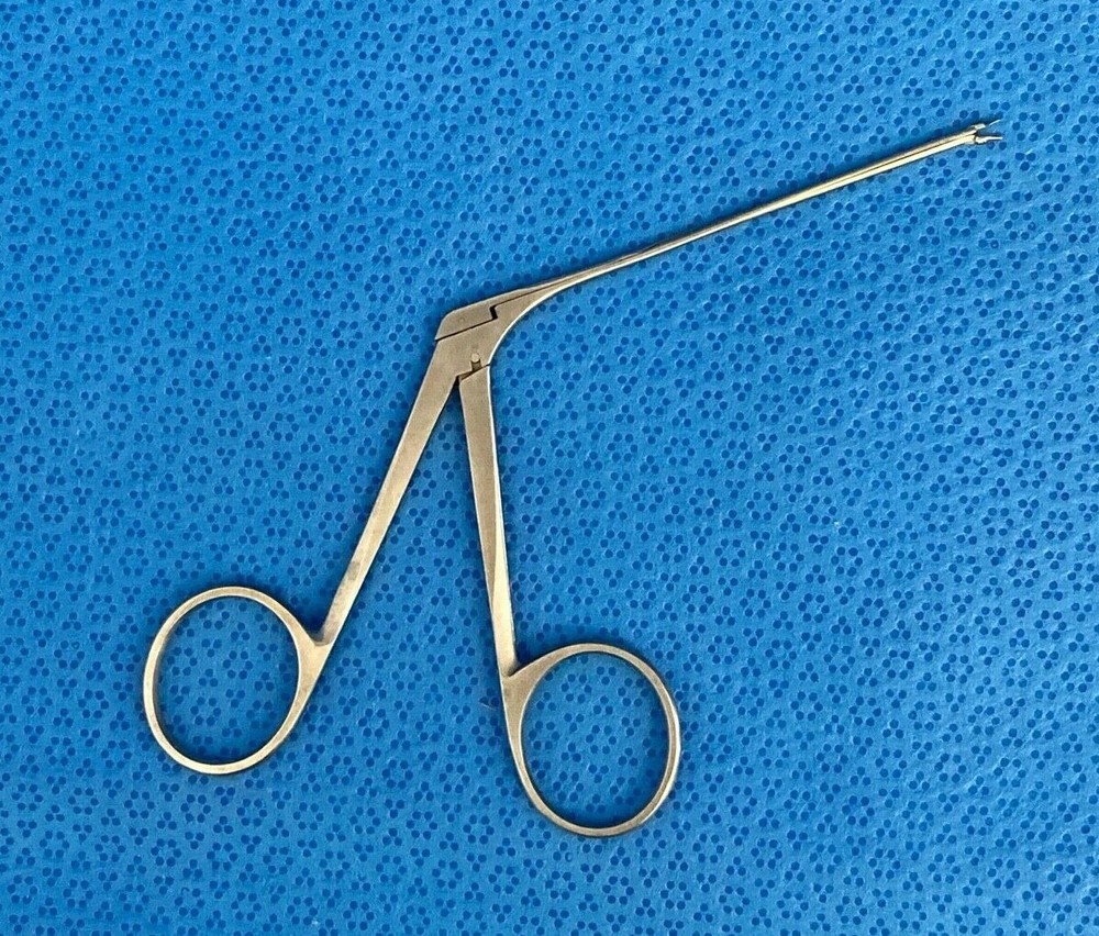 Rotating Smooth Jaw Micro Forceps ENT 3"