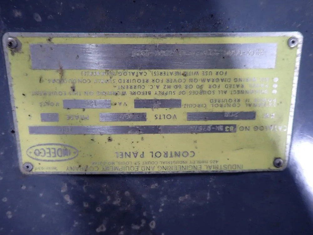INDERCO 839N-07670 CONTROL PANEL 07180413995