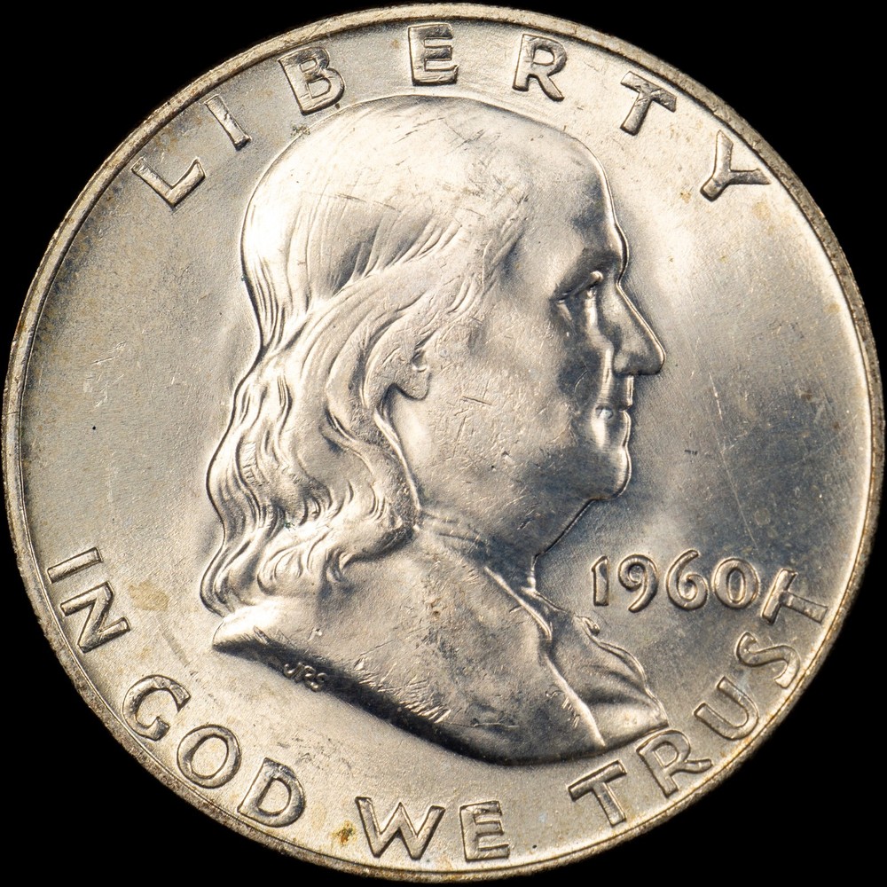 1960-D Franklin Half Dollar - CH BU!
