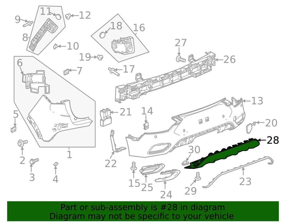 Genuine GM Valance Panel 42819880