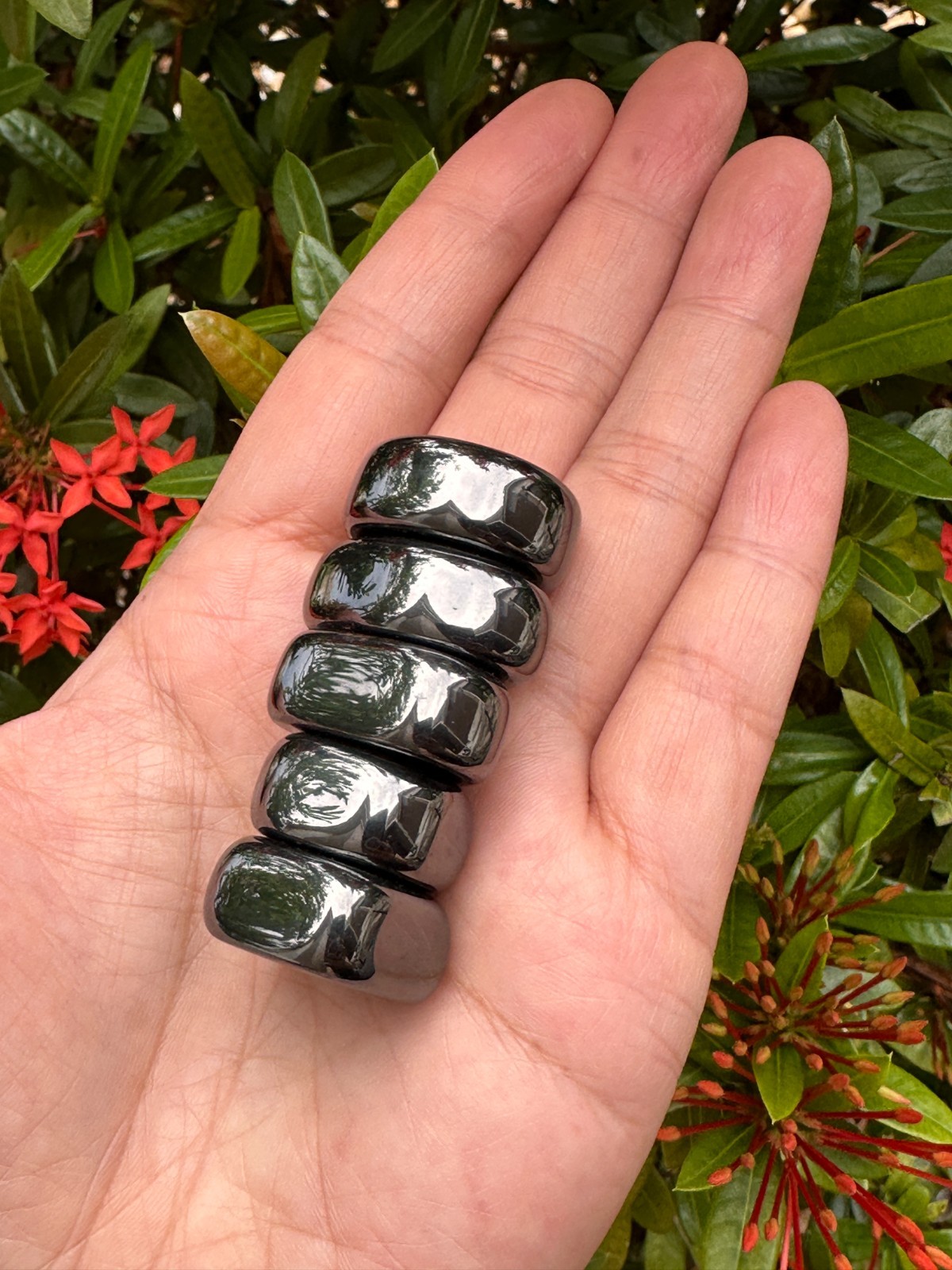 Fridge Magnets - Polished Magnetic Hematite,Strong and Heavy Duty for Whiteboard