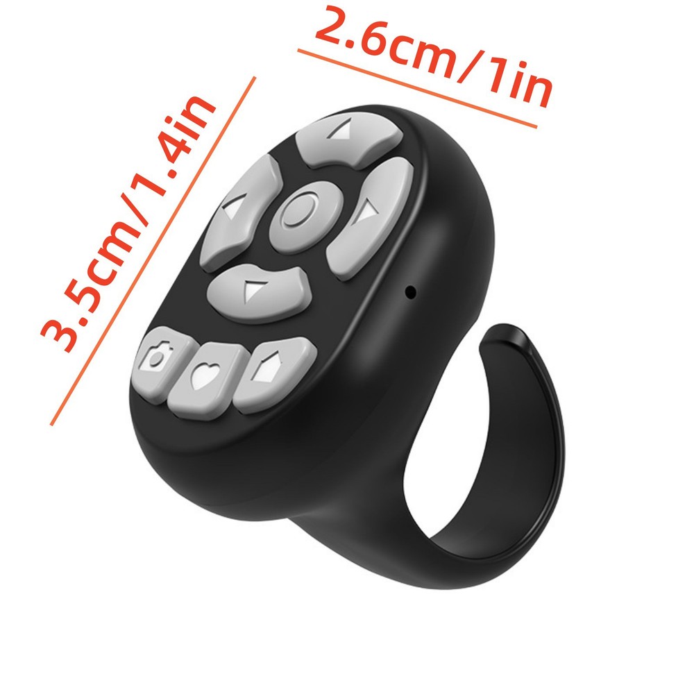Remote Control Scrolling Ring Wireless Camera Shutter Selfie Button Controller