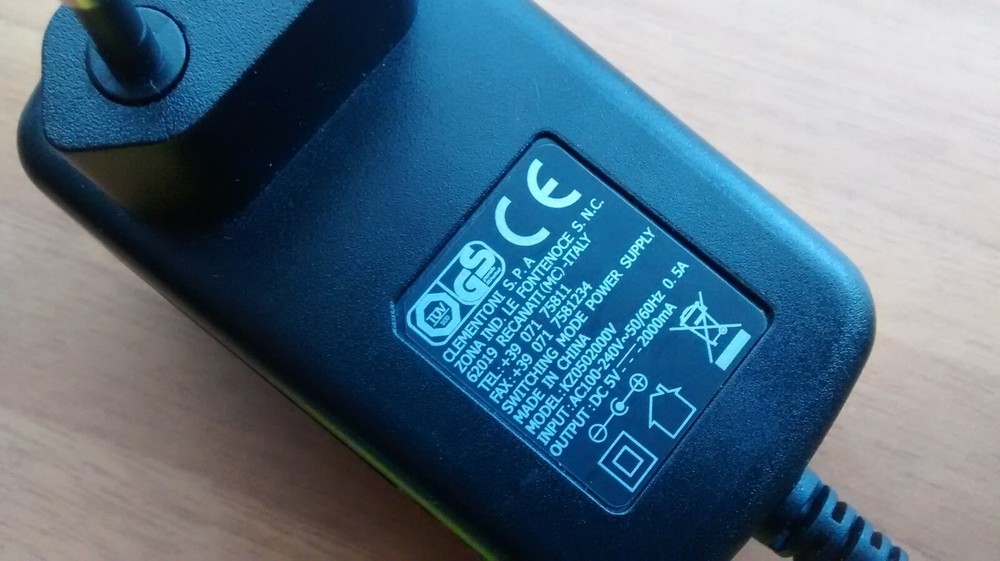 Clementoni power supply mod. KZ0502000V