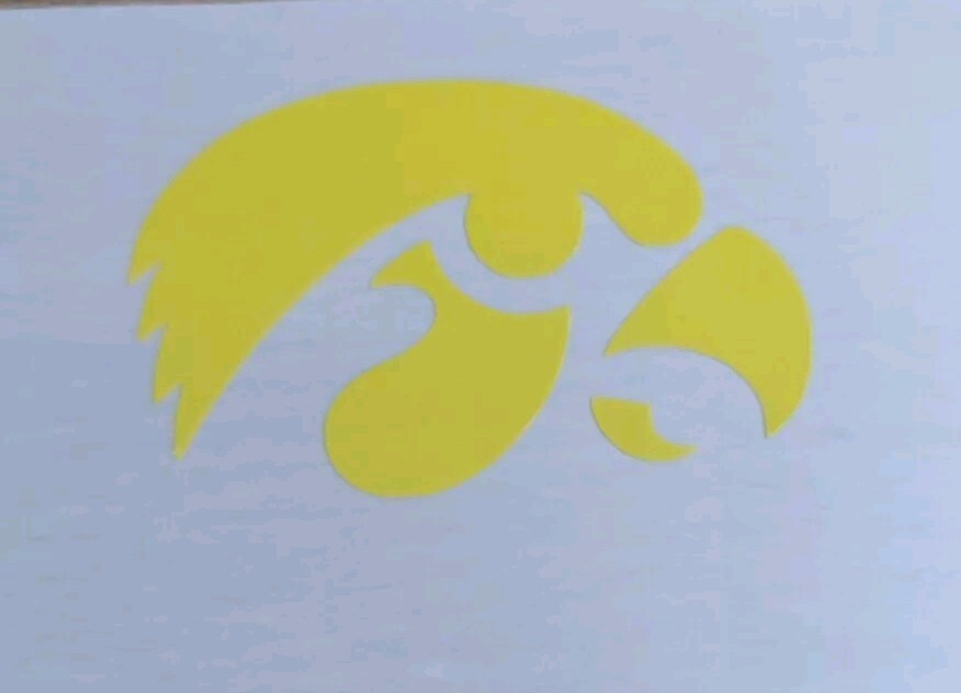 Iowa Hawkeyes vinyl decal