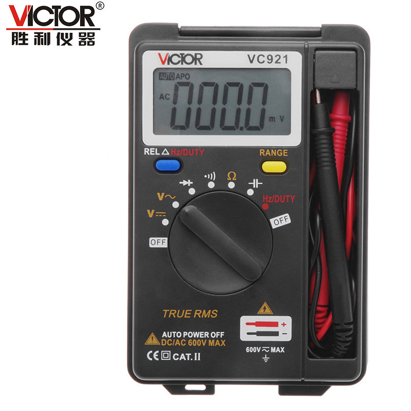 VC921 3/4 DMM Mini Digital Multimeter capacitance resistance frequency