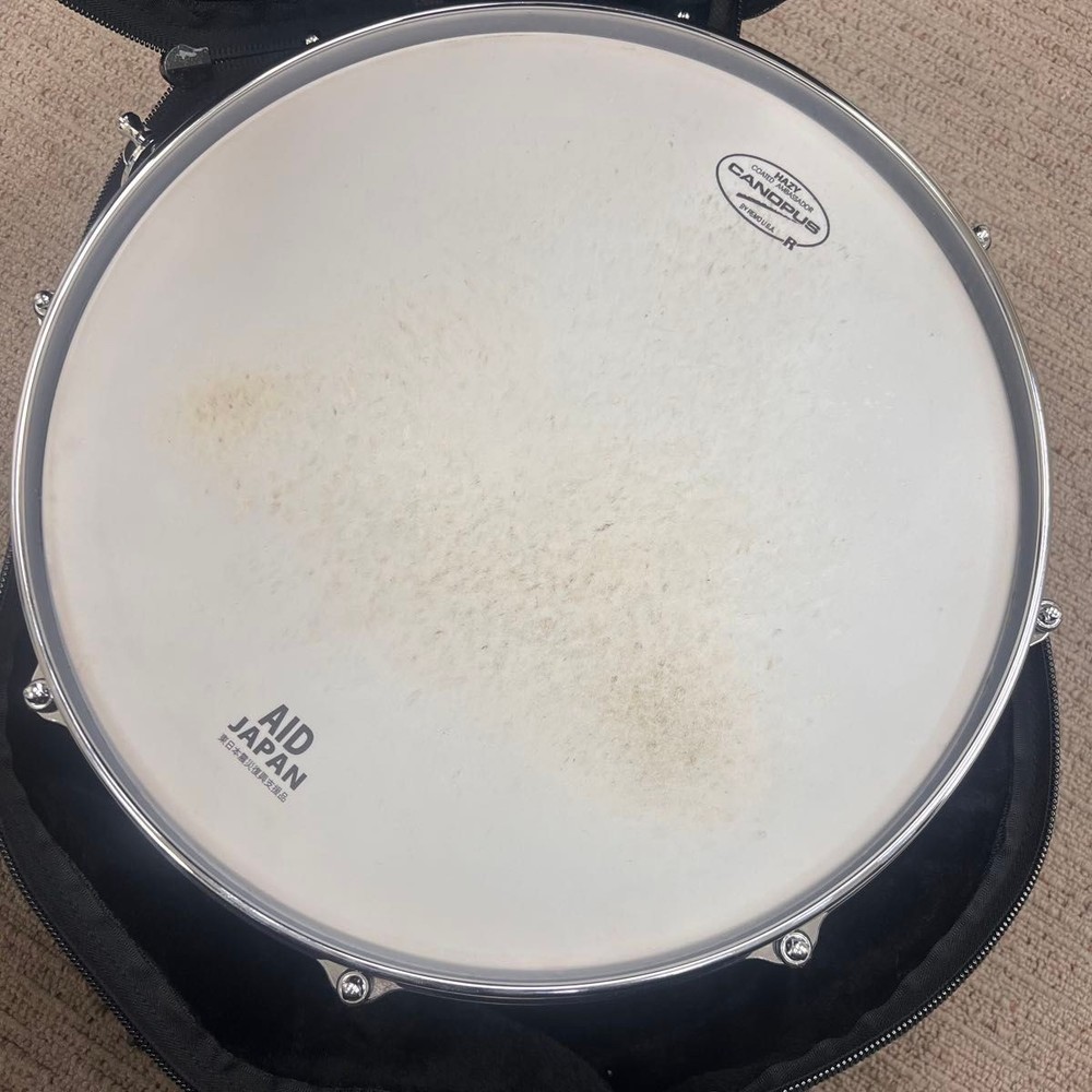 Snare drum Canopus MO-1455 Maple snare with case