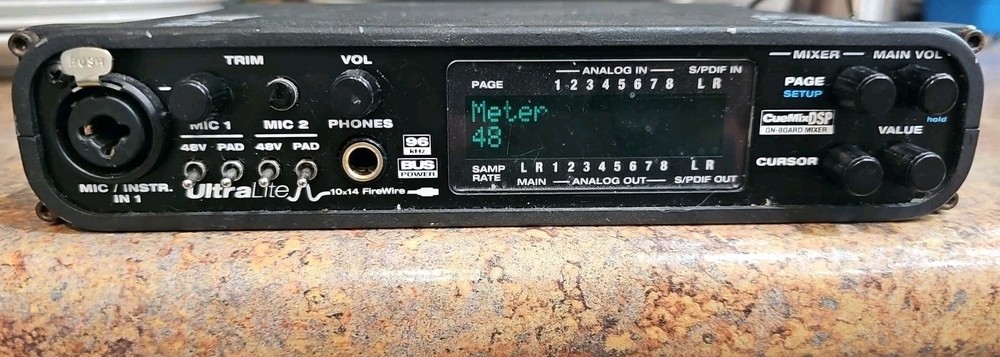 Motu Ultralite 10x14 Firewire Interface *TESTED*