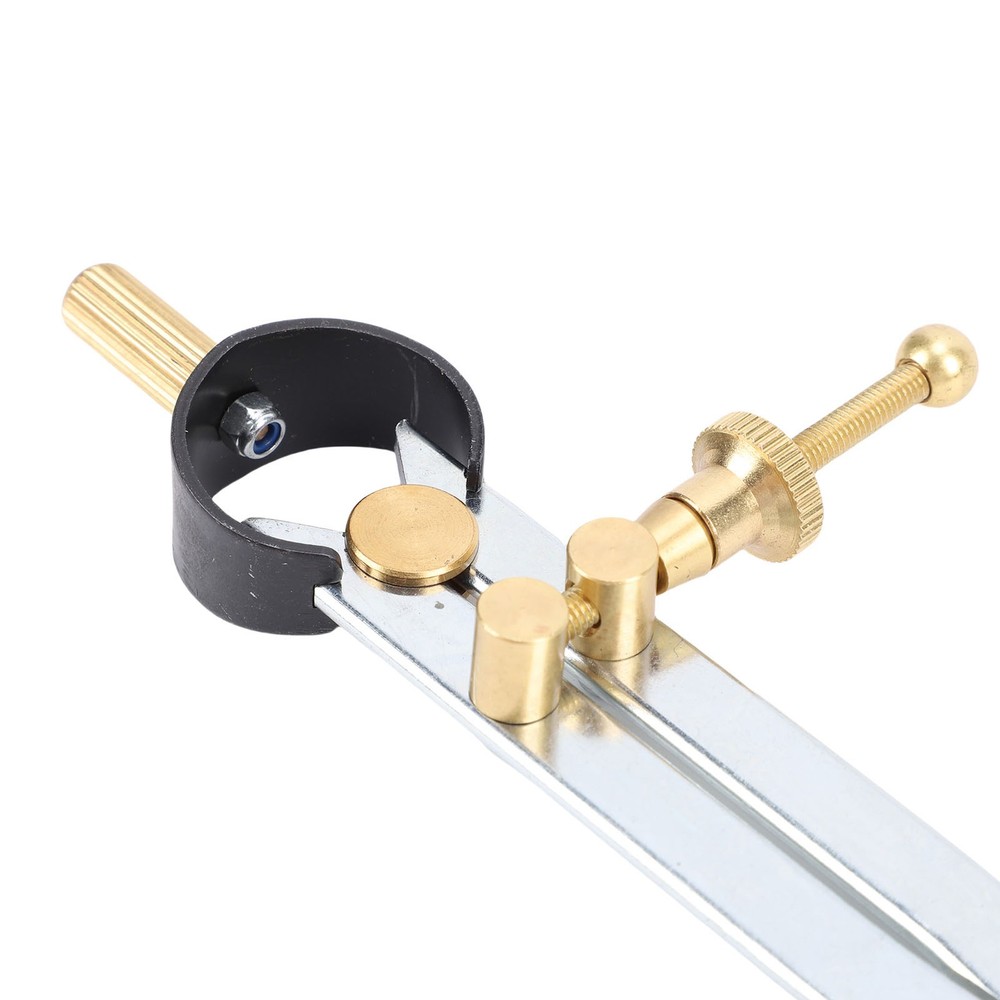 Spring Wing Divider Caliper Lockable 5in Steel Leather Compass Creaser Drafting