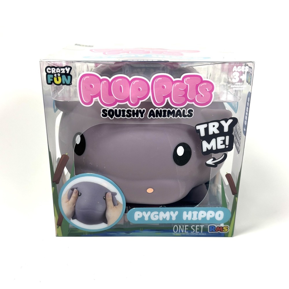Crazy Fun - Plop Pets Squishy Hippo