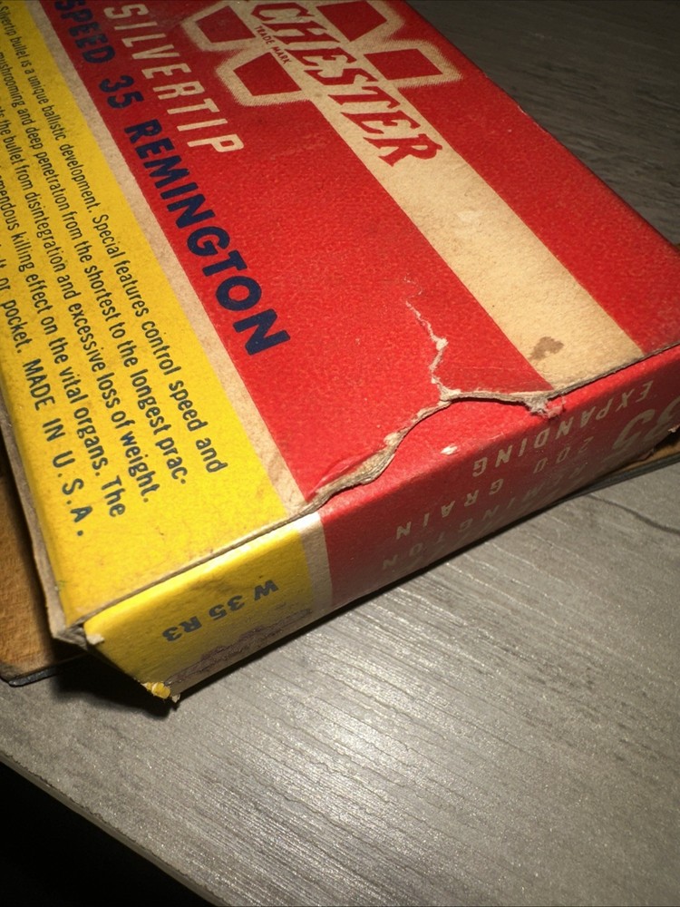 Winchester Silvertip Super Speed 35 Empty Box W 35 R3