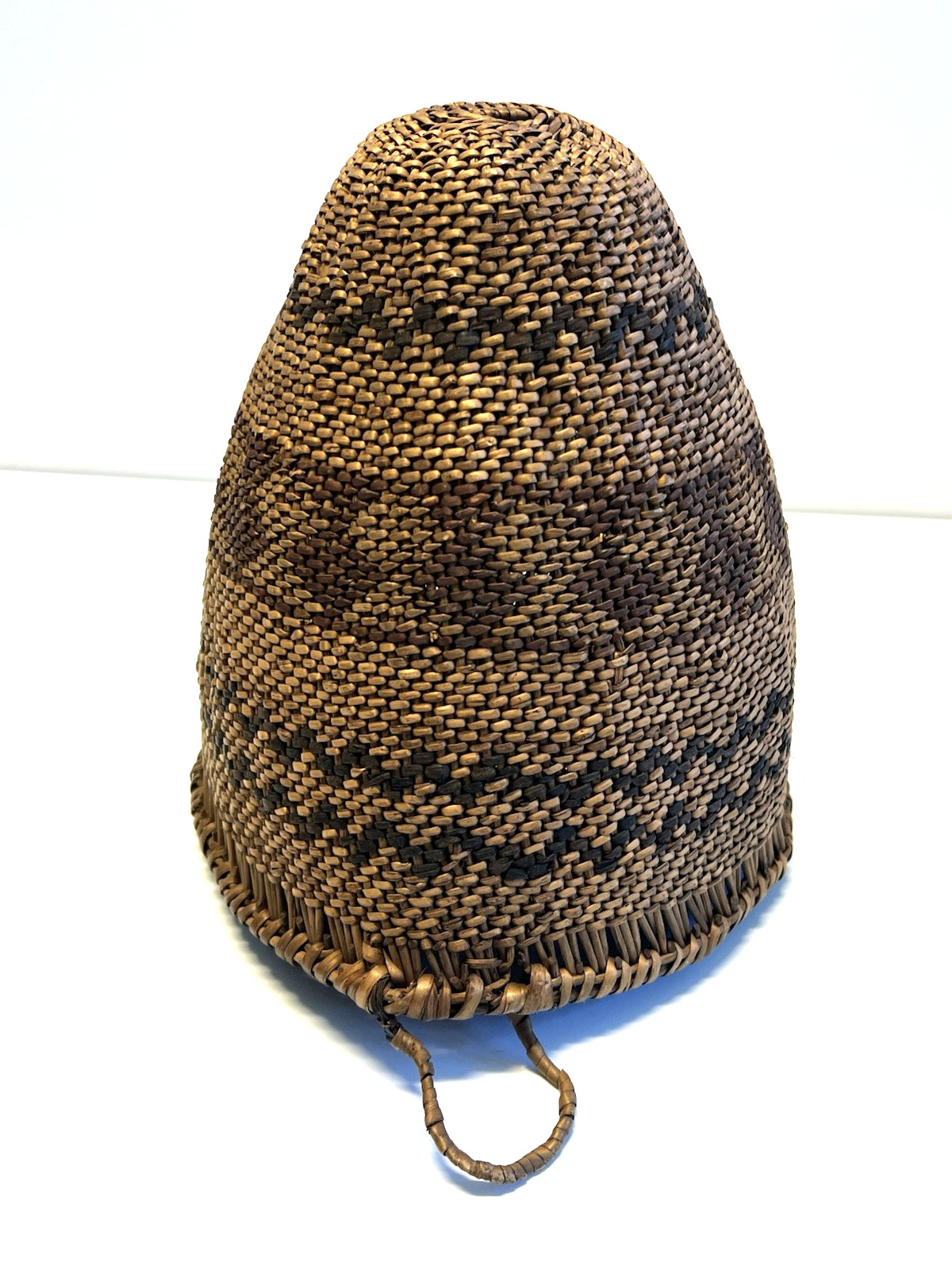 Antique Native American Indian Burden Basket; Late 1890's- 1900s; Lot # F10