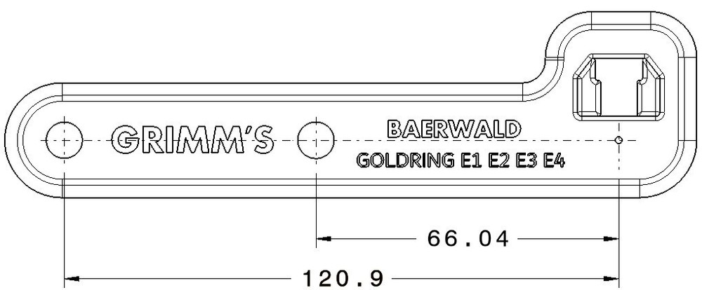 uk GRIMM'S GOLDRING E1, E2, E3 & E4 CARTRIDGE BAERWALD PROTRACTOR, EASY ACCURACY