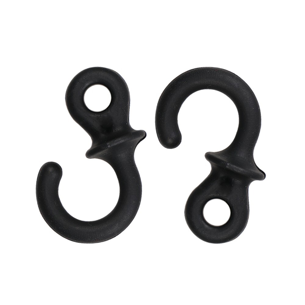 8Pcs Archery Compound Bow String Stabilizer Monkey Tail Rubber Silencer Dampener