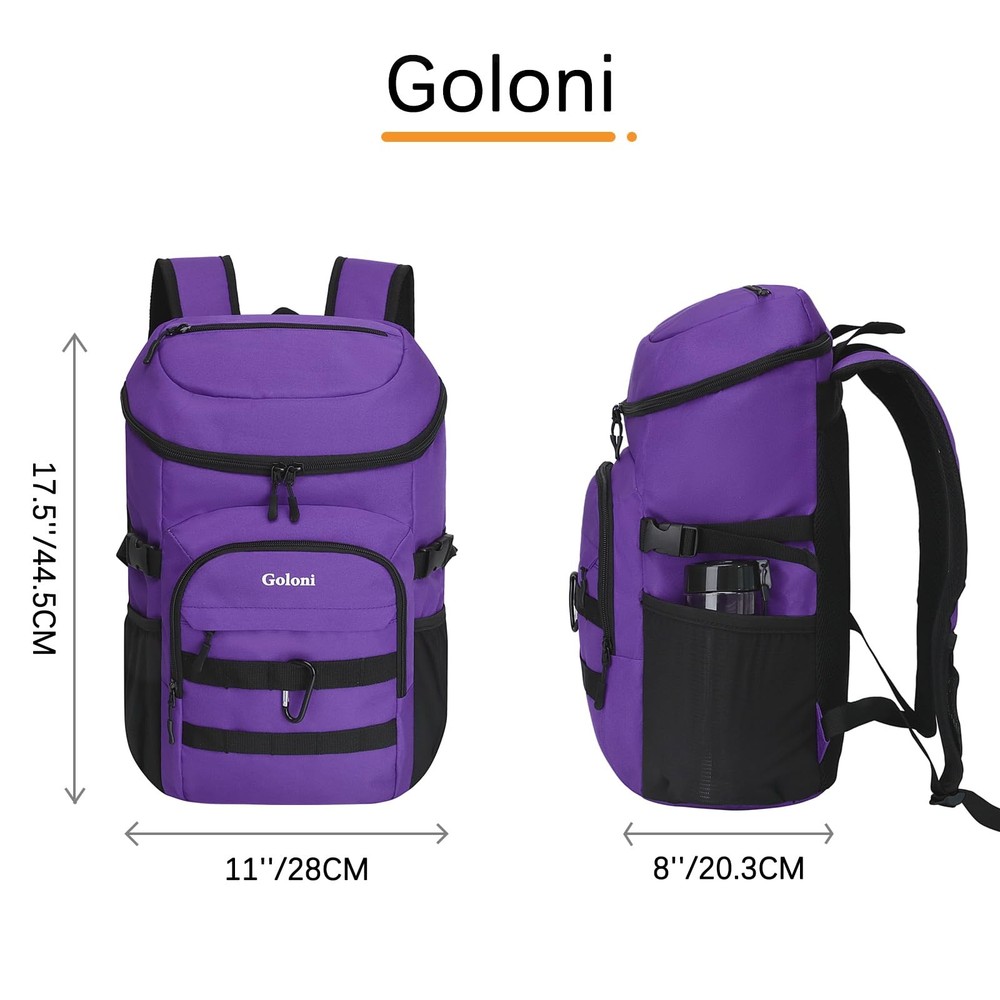 Upgraded Cooler Backpack 24 Cans – Lightweight Insulated Backpack Cooler, Lea...