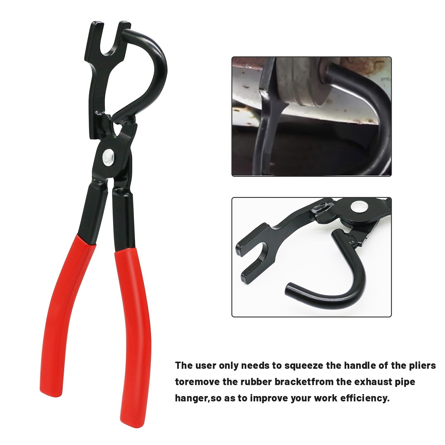 Exhaust Hanger Removal Pliers Grommets Removal Tool Muffler Rubber Hanger Pliers