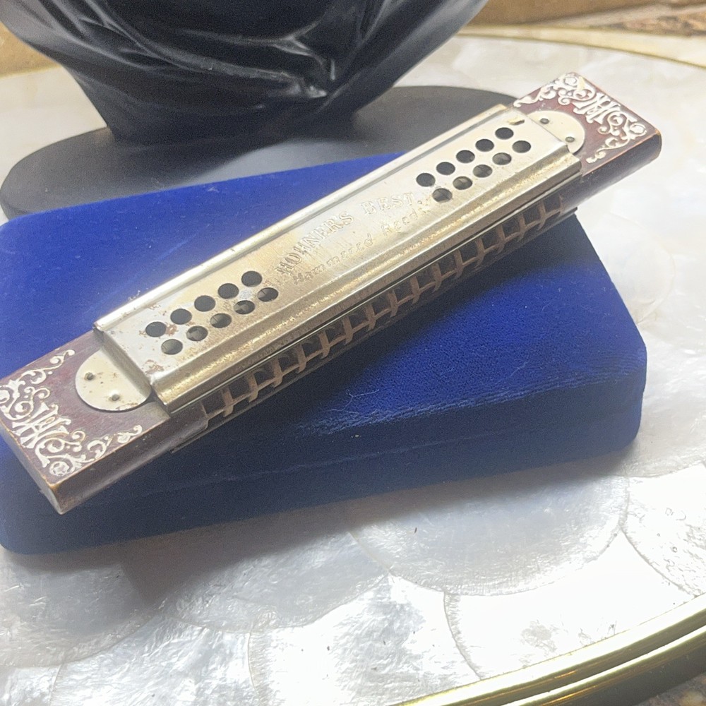 M Hohner's Best German Made Double Sided Harmonica Hammered Reeds