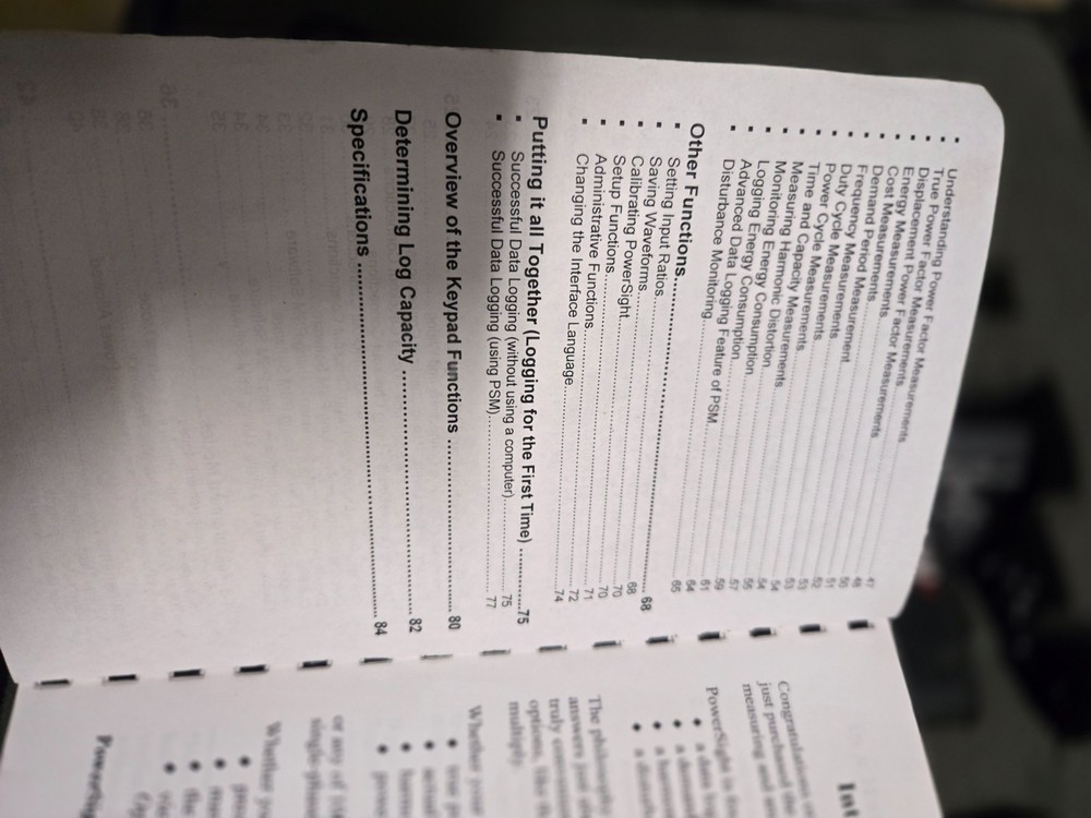 PS 3000 PowerSight Power Analyzer Kit with Case and Accessories !