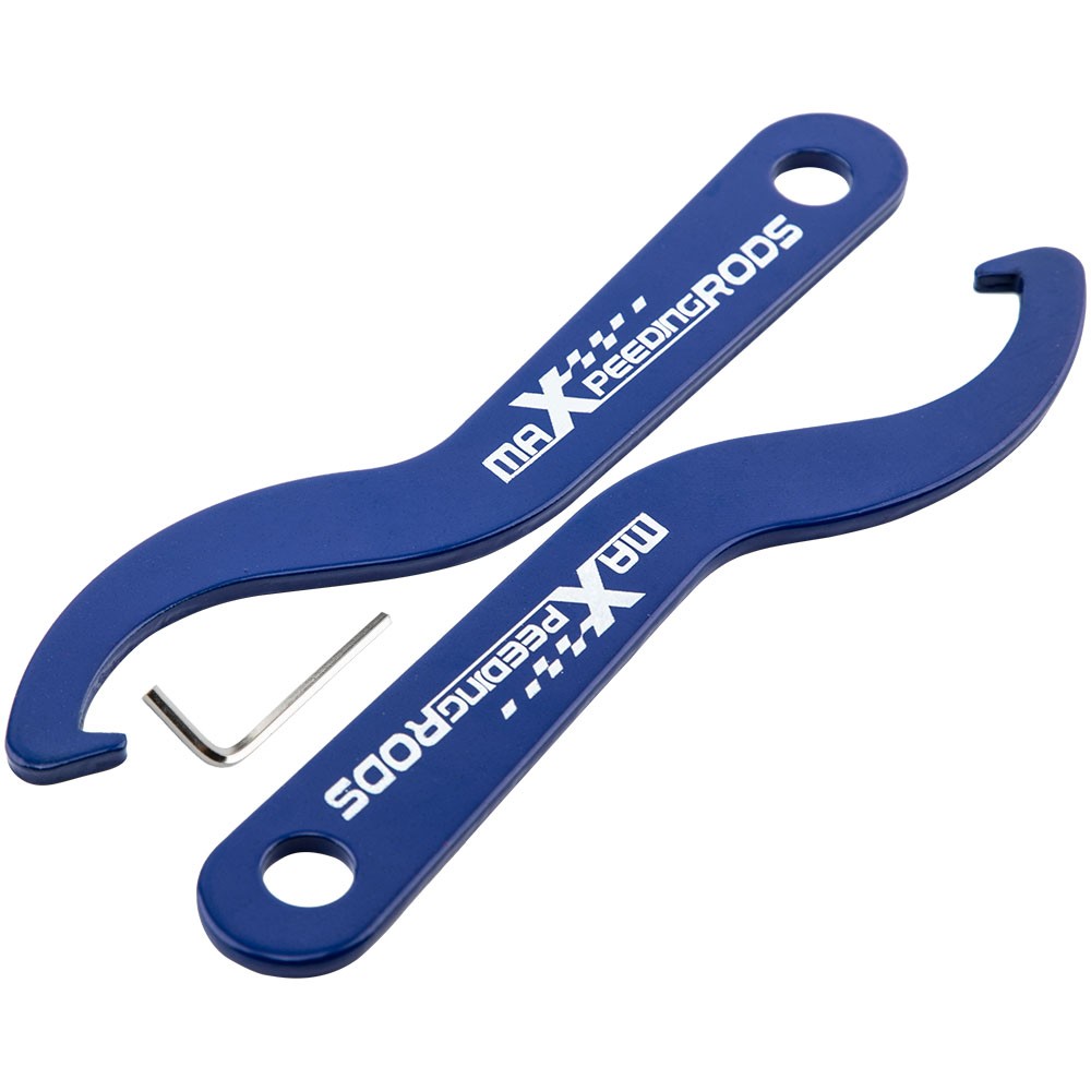 1 pair ALUMINUM COILOVER DAMPER SHOCKS SPRING SLEEVE ADJUSTMENT SPANNER WRENCH