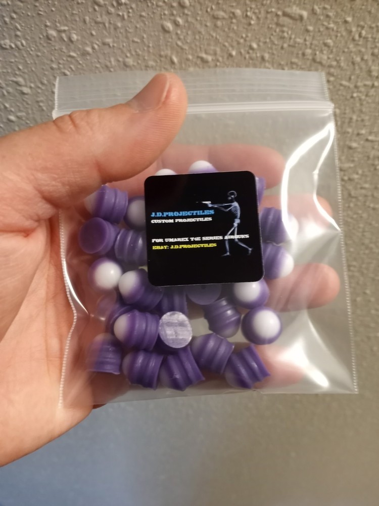 T4E HDR FAST POLY UMAREX 30 COUNT PURPLE !!