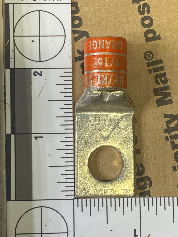 2 BLACKBURN Tin-Plated Copper Compression Lugs (3/0 STR ) #CTL3012