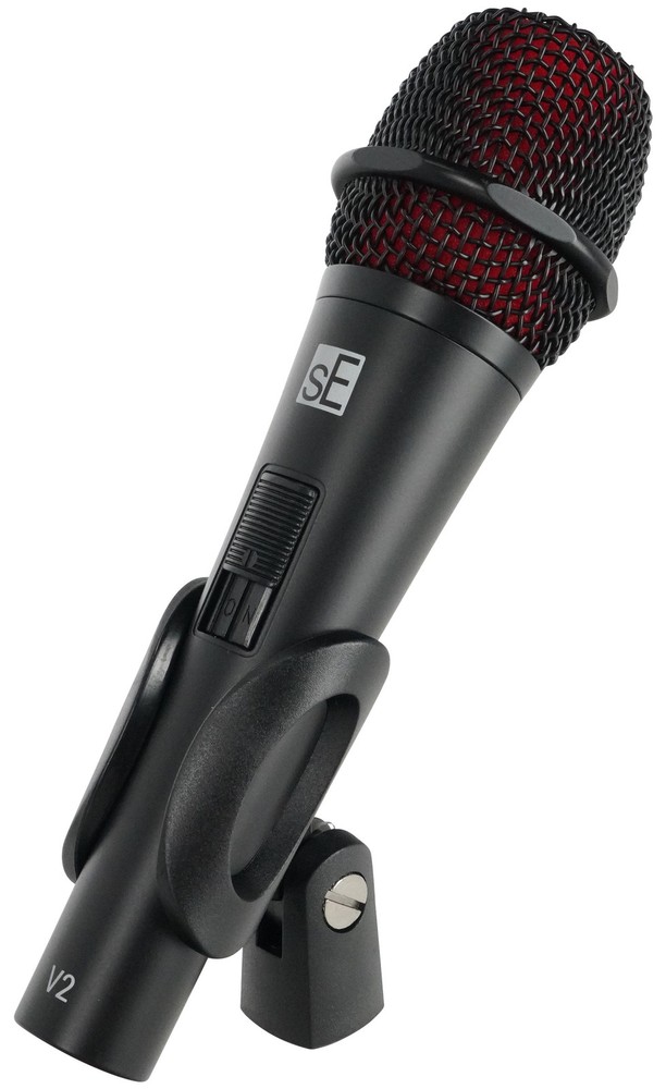 Se Electronics V2 SWITCH XLR Dynamic Microphone w/XLR to XLR Cable+Windscreen