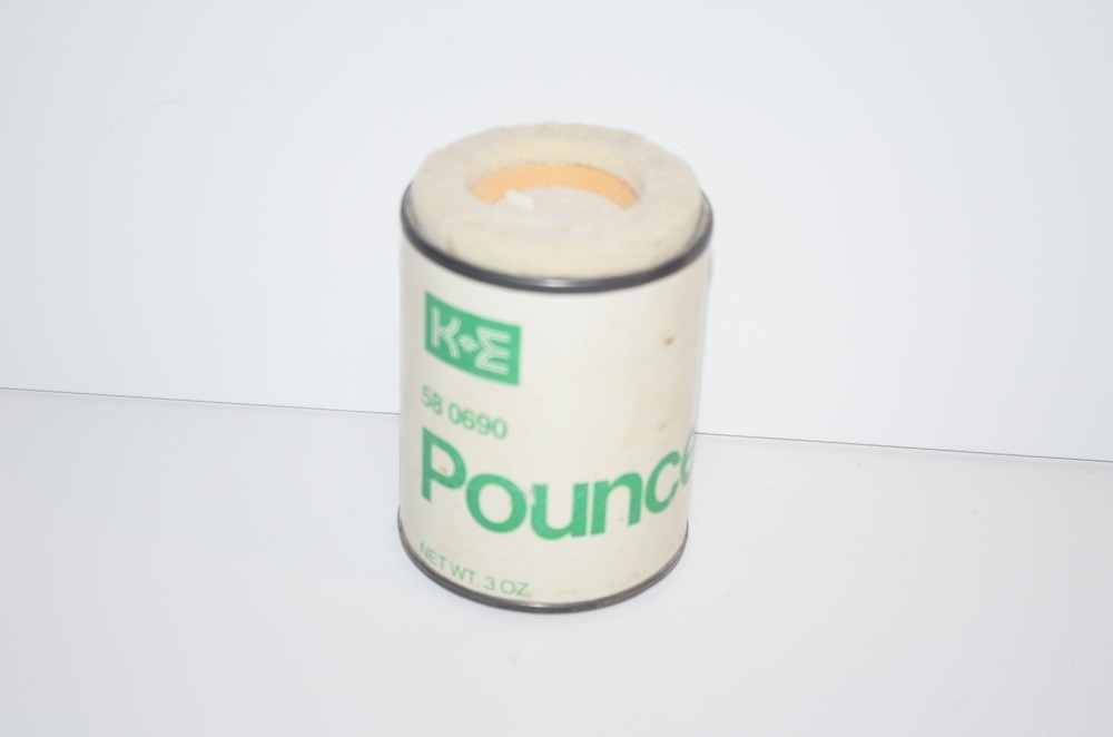 Vtg K&E Drafting Lettering Inking Powder Pounce 3/4 Full