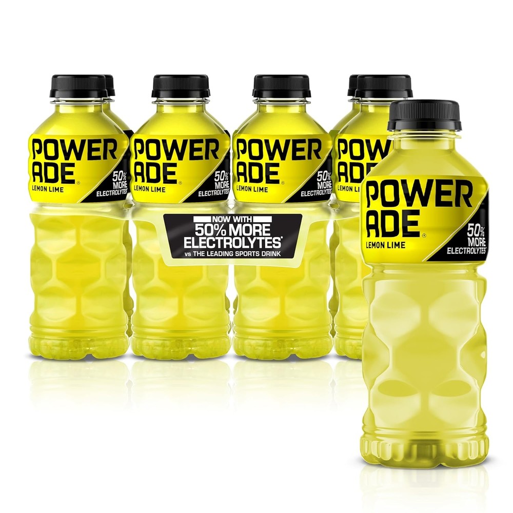 POWERADE Lemon Lime Bottles, 20 fl oz, 8 Pack